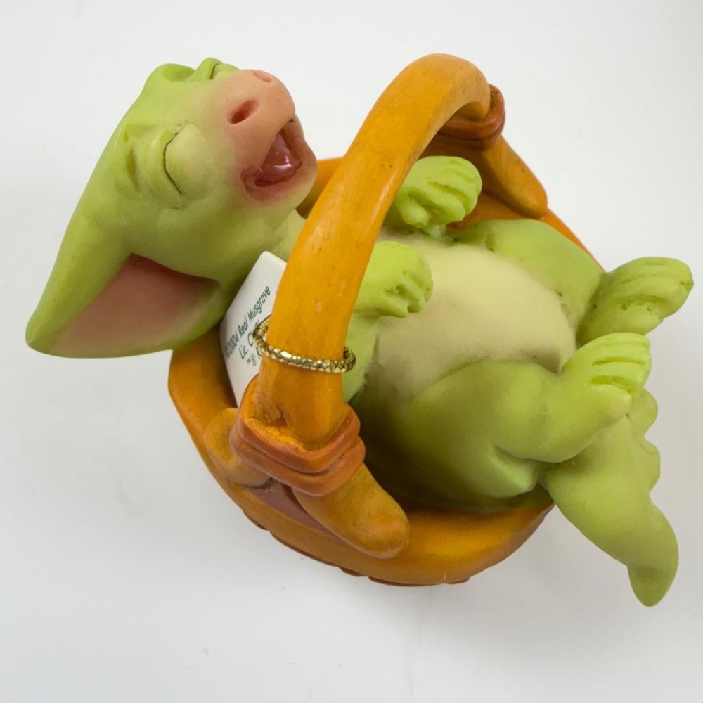 Vintage Pocket Dragon Real‎ Musgrave 2004 "Rock-A-Bye" figurine boxed retired